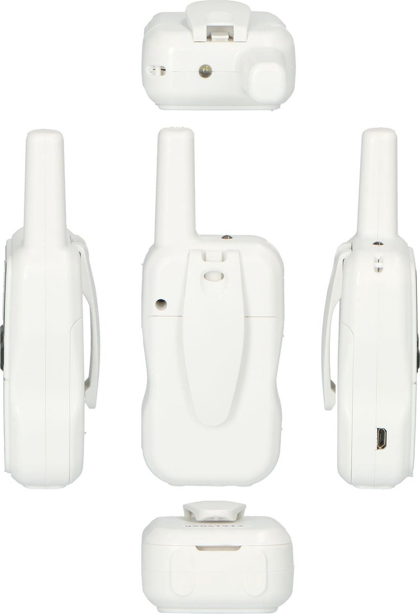 Alecto DBX-80 - Babyfoon met groot bereik - Tot 3km - Wit/Antraciet