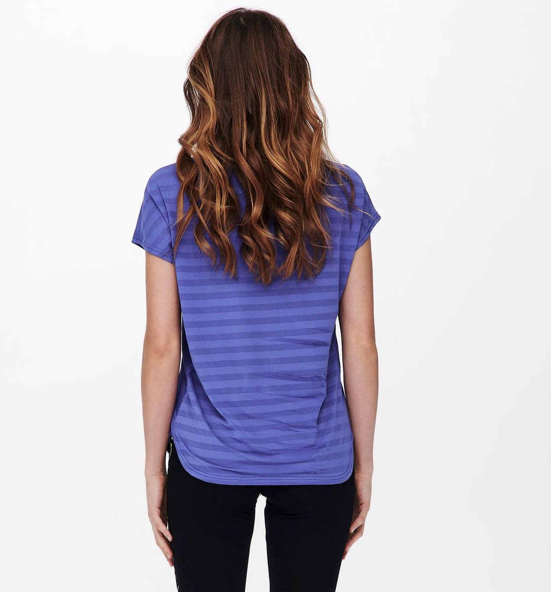 ONLY PLAY ONPANUR LOOSE SLIT TRAIN SS TEE  - Maat XS - Dames Sportshirt