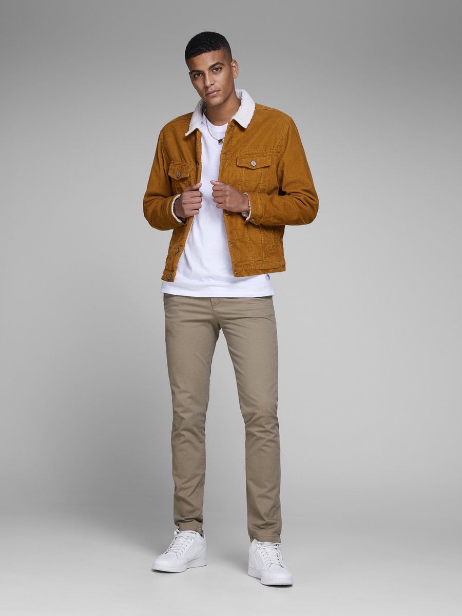 JACK&JONES - Maat W33 x L34 - JJIMARCO JJBOWIE SA BEIGE NOOS Heren Broek