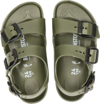 sandal, sandaler, green, militærgrøn, to-bånd