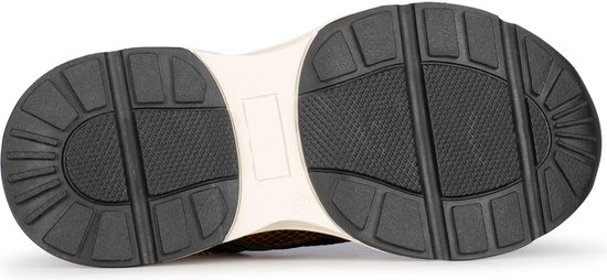 PS Poelman TOKIO - maat 42 - Dames Sneaker - Brons met combinatie