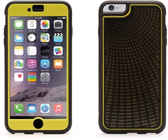 Griffin Identity Performence Radiant iPhone 6 Plus Zwart/Grijs/Geel