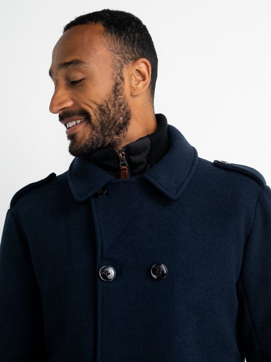 Petrol Industries  Maat XXXL - Heren Klassieke Jas - Blauw