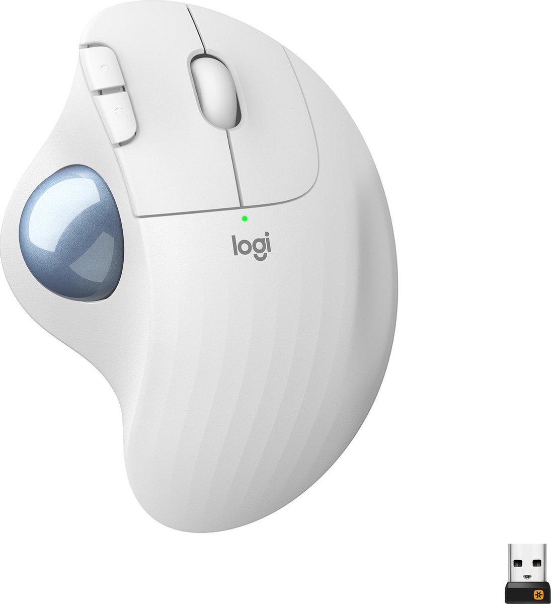 Logitech M575 ERGO Draadloze Trackball Muis - Off-white