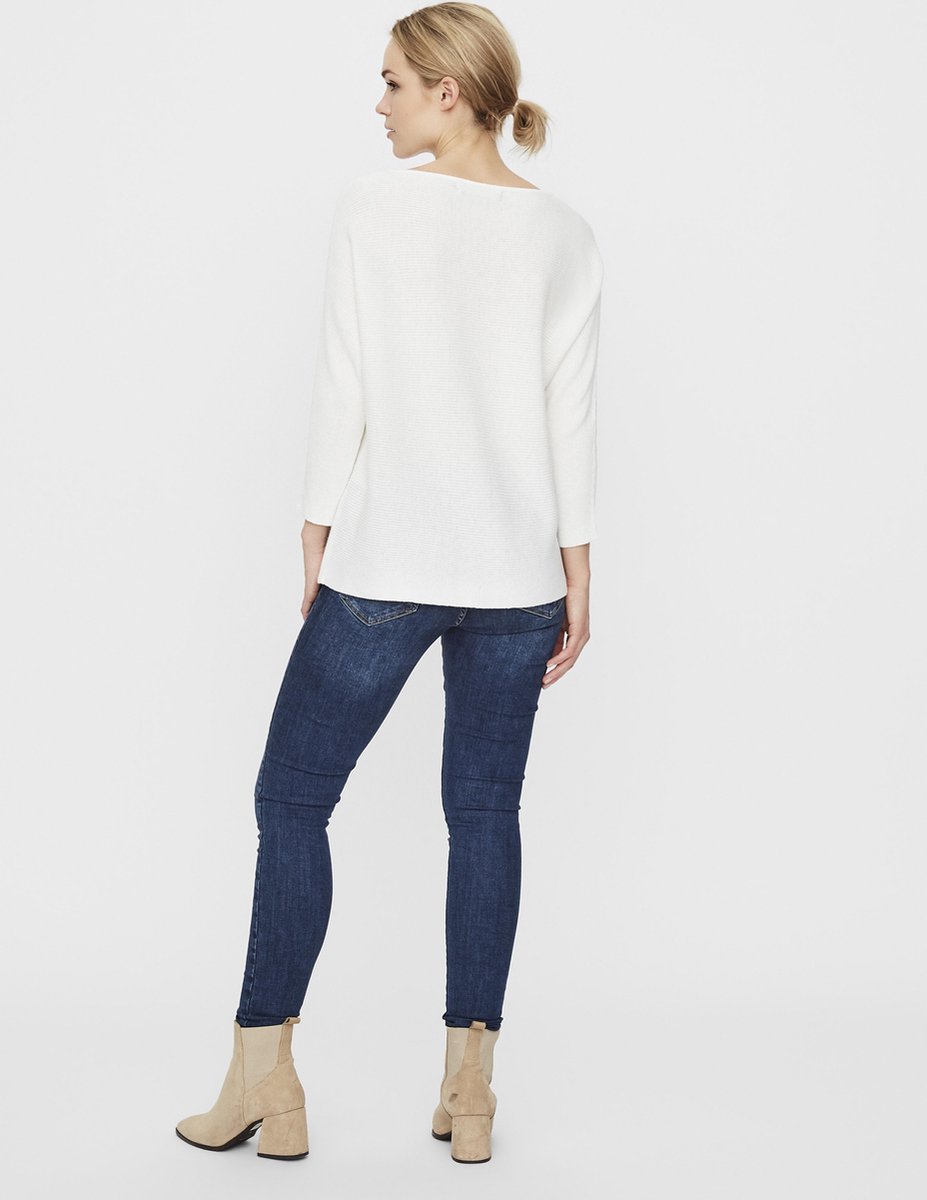 Vero Moda VMNORA 3/4 BOATNECK - Maat XS - BLOUSE NOOS Dames Trui
