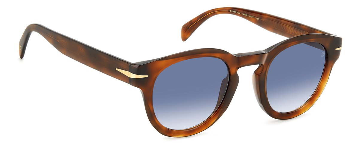 zonnebril, unisex, bruin, gradiënt-lens, kunststof frame