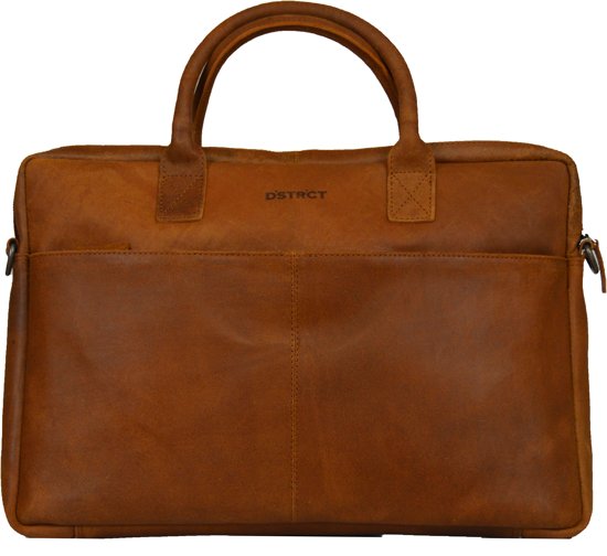DSTRCT Limited Laptoptas - 17 inch - Cognac