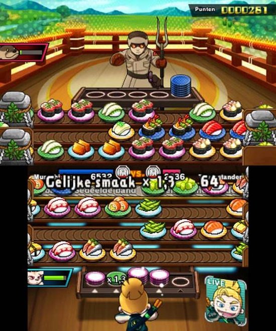 Sushi Striker The Way of Sushido - 3DS