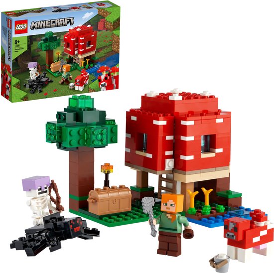 LEGO Minecraft Het Paddenstoelenhuis - 21179