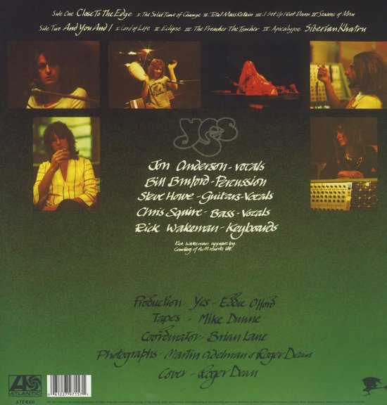 Yes - Close To The Edge (LP) Advertentie, Poster, Persoon, Volwassene, Vrouw