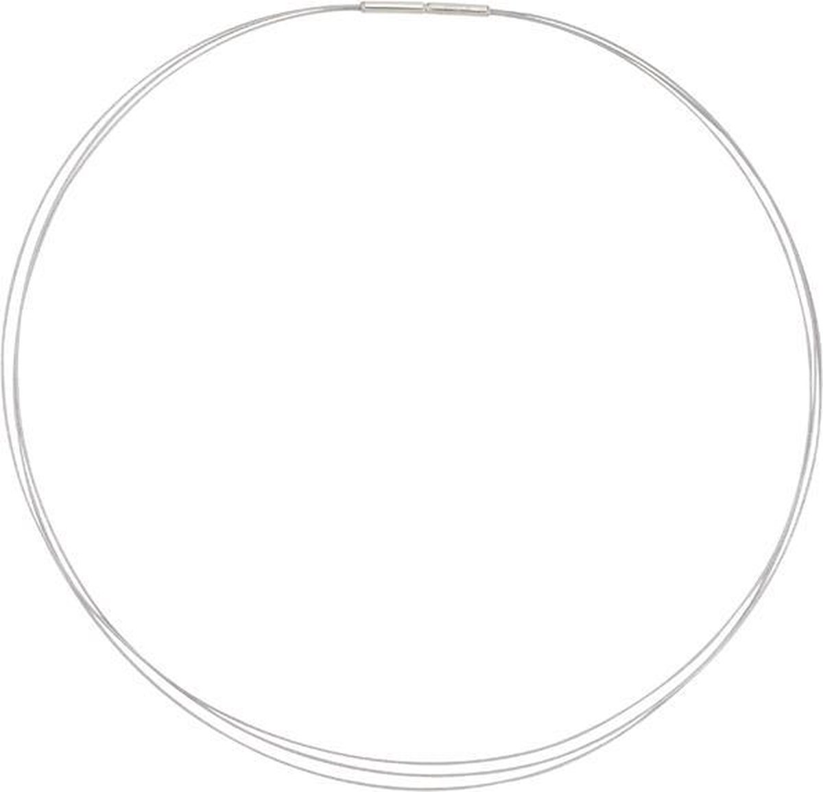 Boccia Titanium 0804-01 Collier - Staal - Zilverkleurig