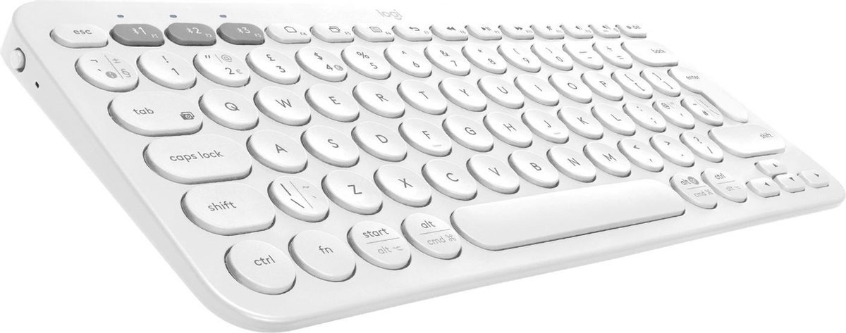 Logitech K380 toetsenbord - Bluetooth - AZERTY Frans - Wit