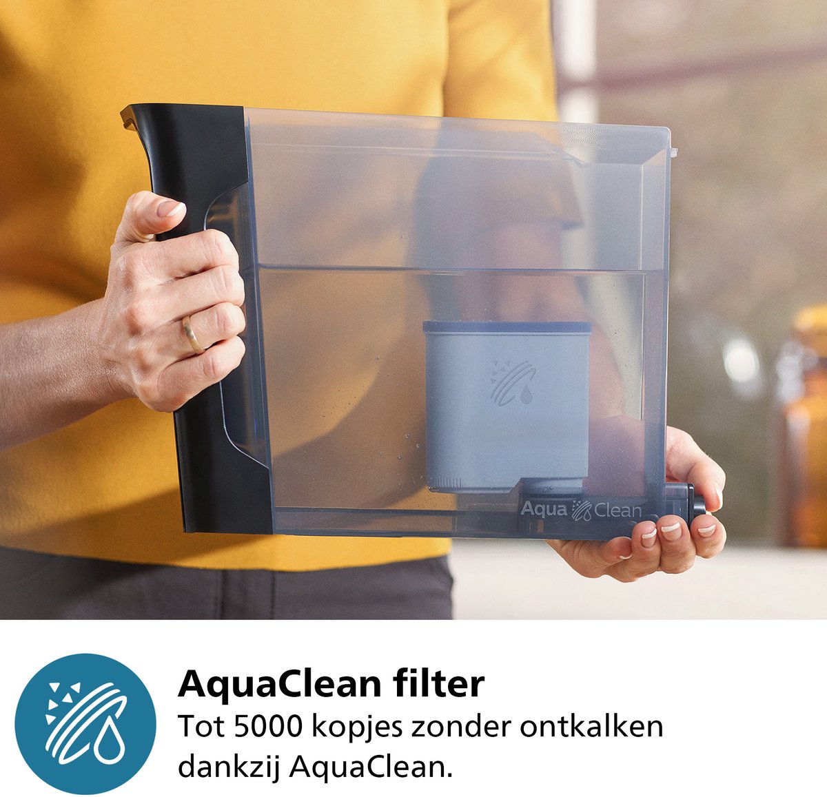 Philips 3300 Series - Espressomachine - 4 Soorten Koffie + Heet Water - + AquaClean Filter