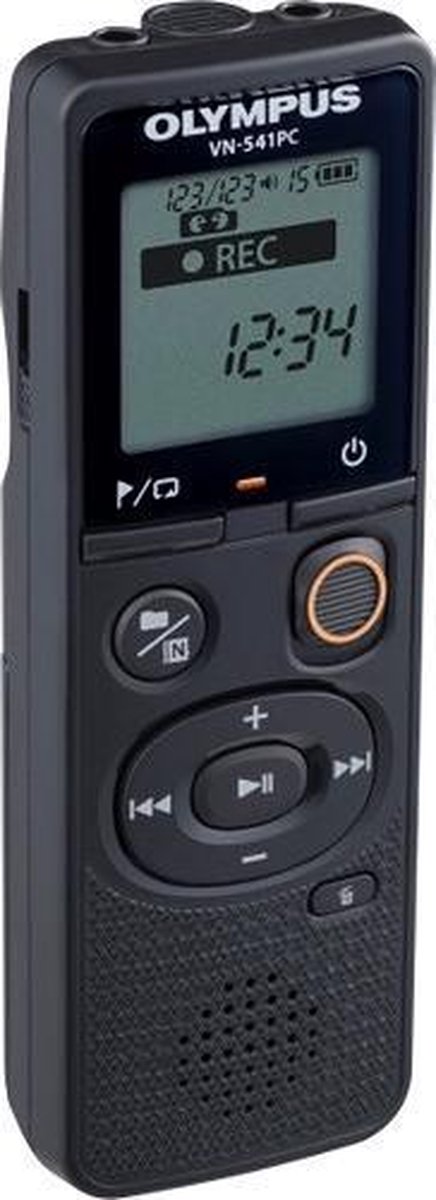 Olympus VN-541PC black (4GB) with Alkaline Battery, microUSB Cable
