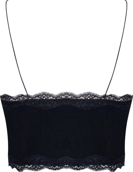 MAGIC Bodyfashion - Maat M - Cozy Crop Top Black Vrouwen