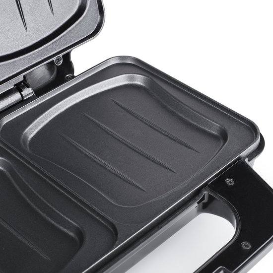 Tristar SA-3060 - Tosti ijzer - XXL platen - Zwart/zilver