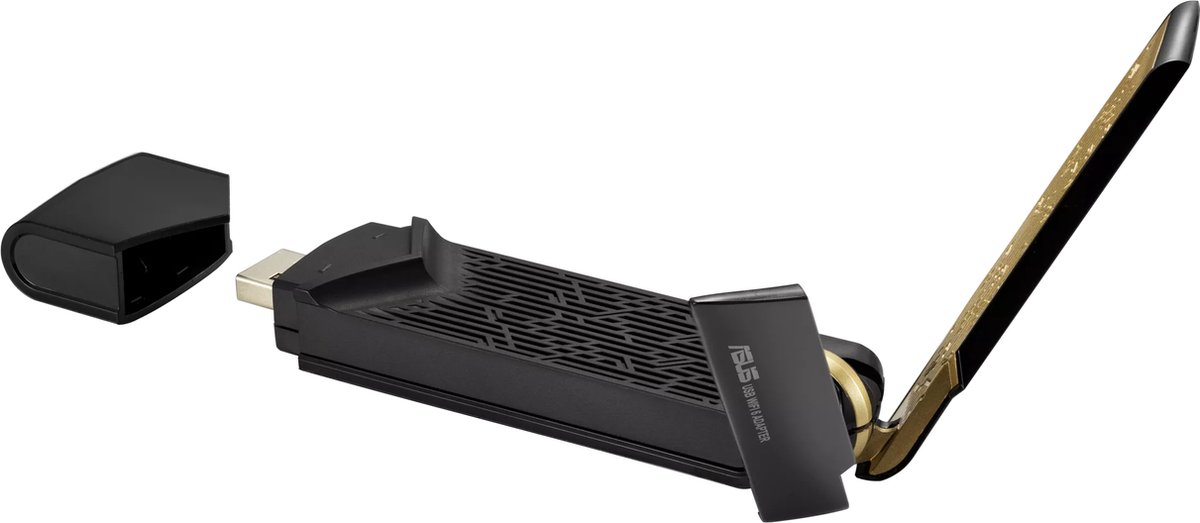 ASUS USB-AX56 - WiFi Adapter - WiFi 6 - AX - Zwart - Zonder Cradle