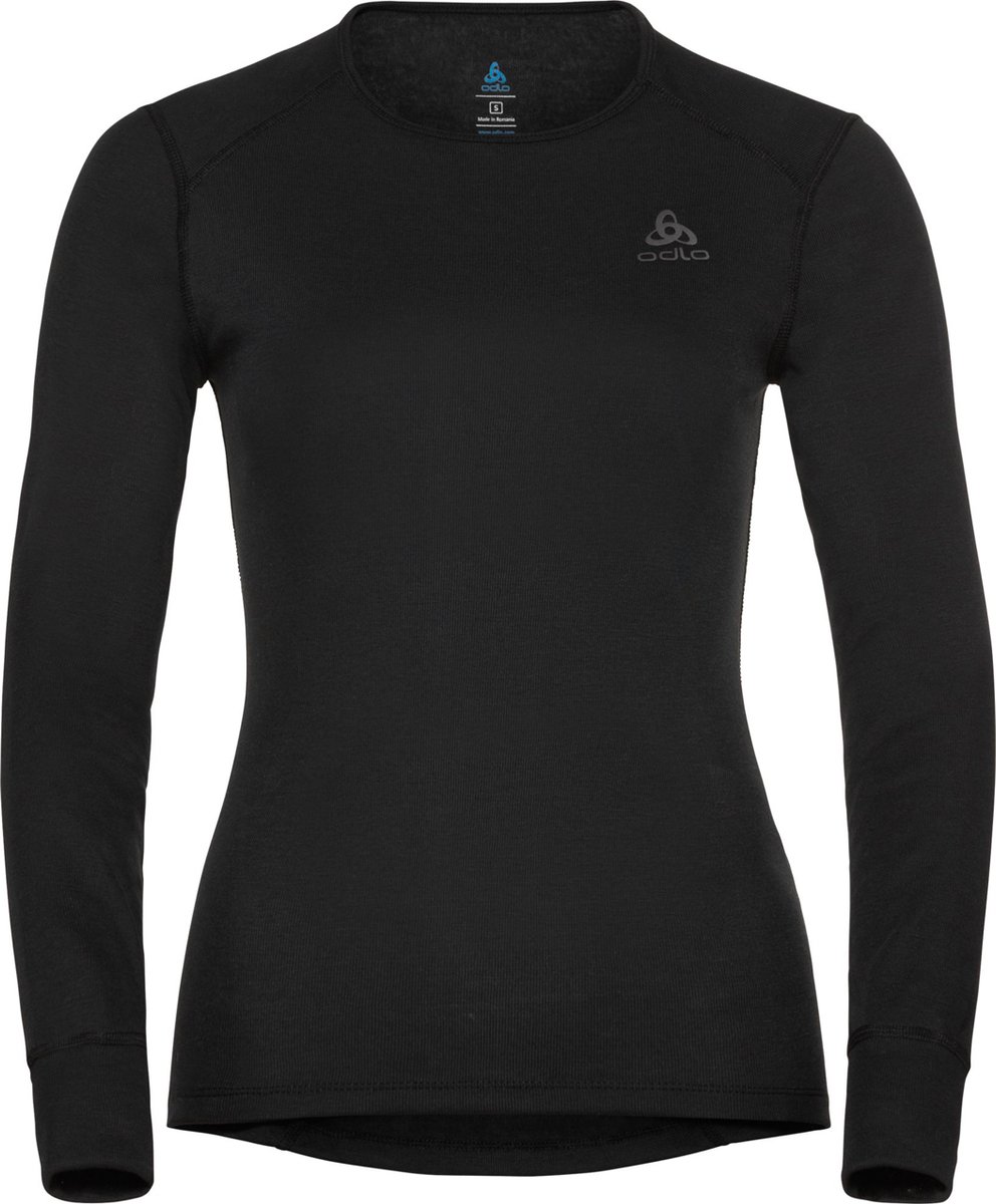 ODLO - maat M - Bl Top Crew Neck L/S Active Warm Eco Thermoshirt Dames