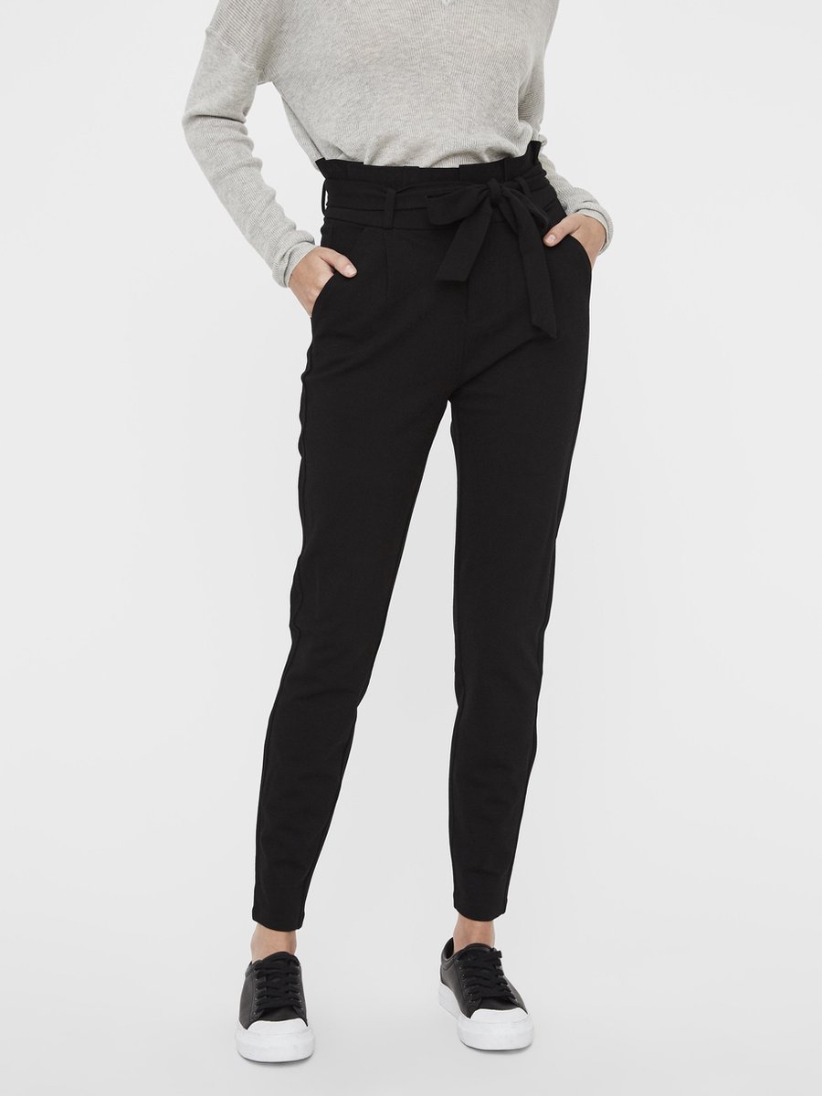 Vero Moda - Maat L X 34 - VMEVA HR LOOSE PAPERBAG PANT GA NOOS Dames Broek
