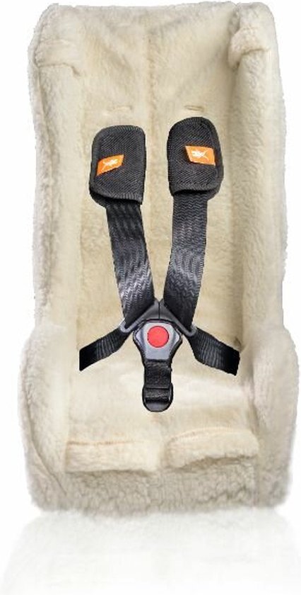 kinderwagenstoel, riemgesp, verstelbaar, fleece bekleding, veiligheidsgordel