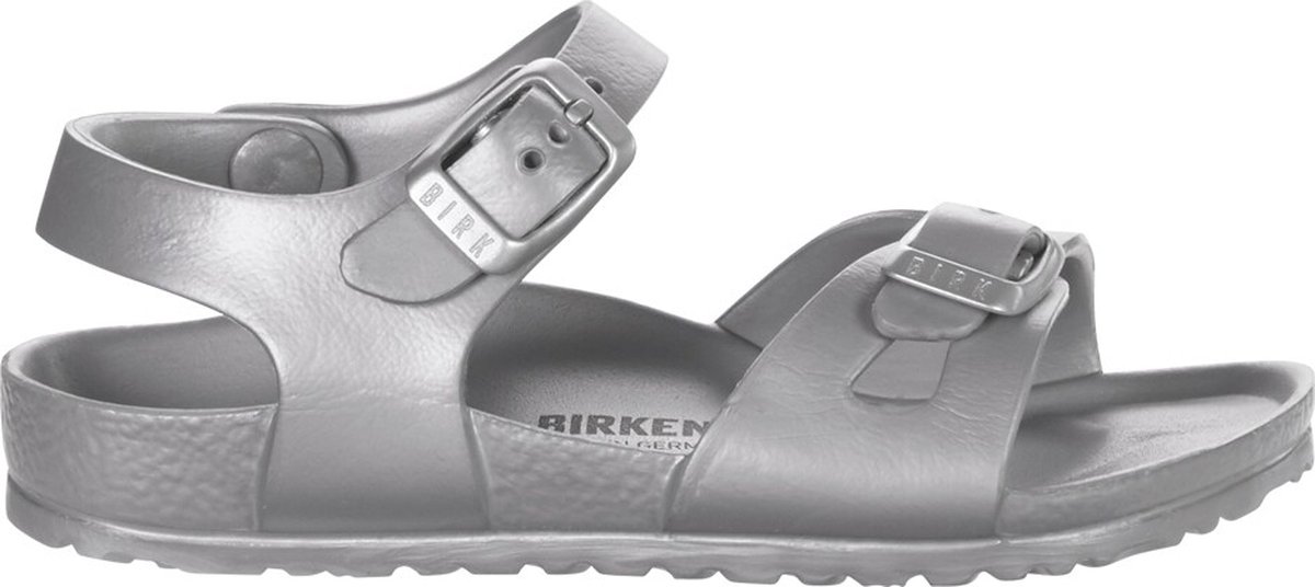 sandalen, sandalen met gesp, zachte zool, grijze kleur, merkloze sandalen