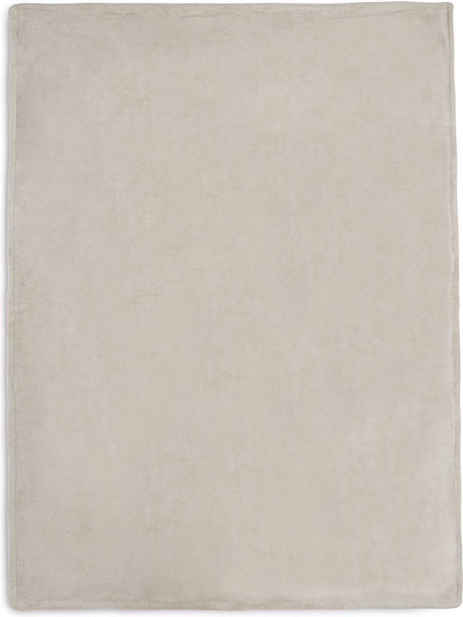 Jollein Baby Deken Ledikant 100x150cm Basic Knit - Nougat/Fleece