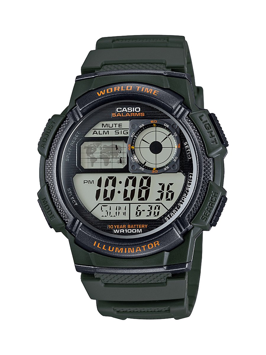 Casio Collection AE-1000W-3AVEF Herenhorloge 48 mm - Zwart