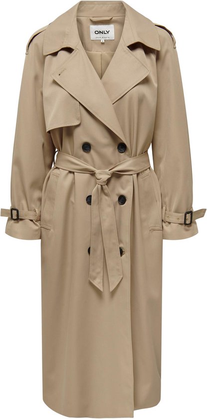 ONLY - Maat XS - ONLCHLOE TRENCHCOAT DOUBLE B. OTW NOOS Dames Jas