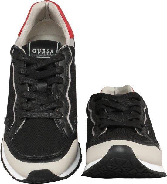 Guess - Maat 39 - Genova Heren Sneaker - Zwart/Grijs