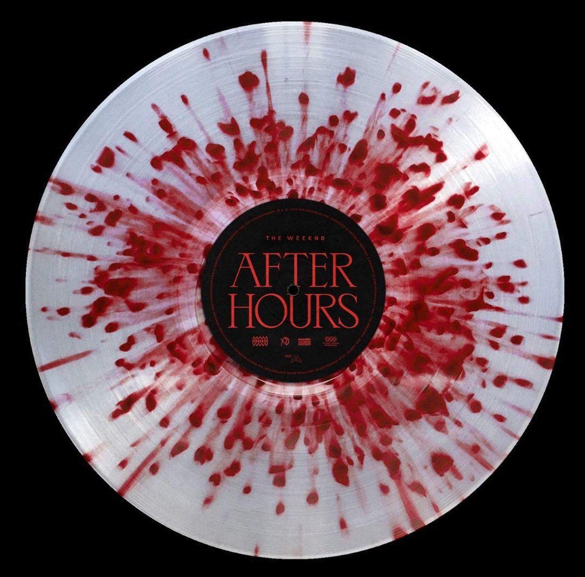 The Weeknd - After Hours (X) (Clear/Red Splatter Vinyl)