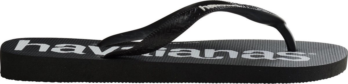 Havaianas - Maat 43/44 - Top Logomania Heren Slippers - Black