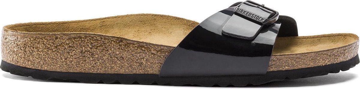Birkenstock - maat 38- Madrid Dames Slippers Small fit Black