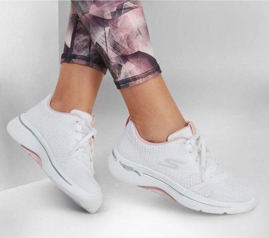 Skechers - maat 40- Go Walk Arch Fit Unify Dames Sneakers - Wit