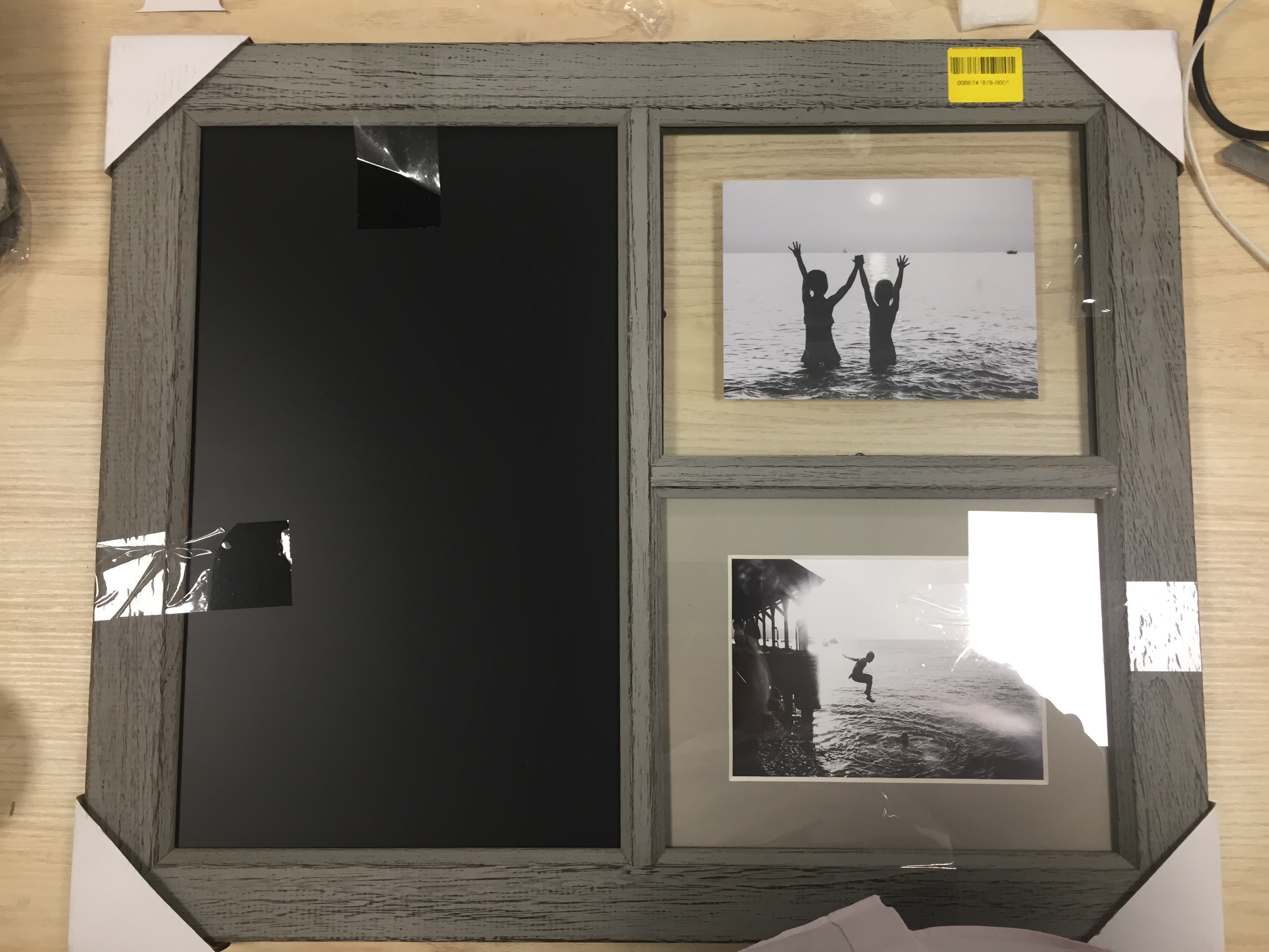 Koopjeshoek - Henzo LIFESTYLE krijtbord - Fotolijst - Fotoformaat 2 x 13 x 18 cm - 60 x 50 cm - Brui