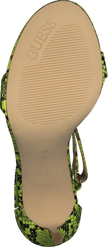 GUESS - Maat 36 - Kahlua2 Dames Sandalen - Geel
