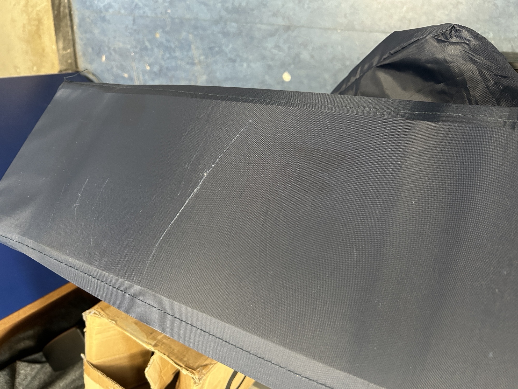 broek, kledingstuk, donkergrijs, gladde stof, NAQ