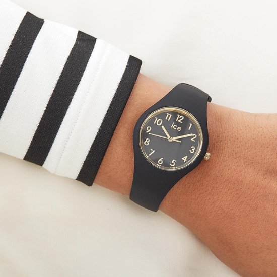 Ice-Watch IW015338 horloge dames - zwart - siliconen - 34mm