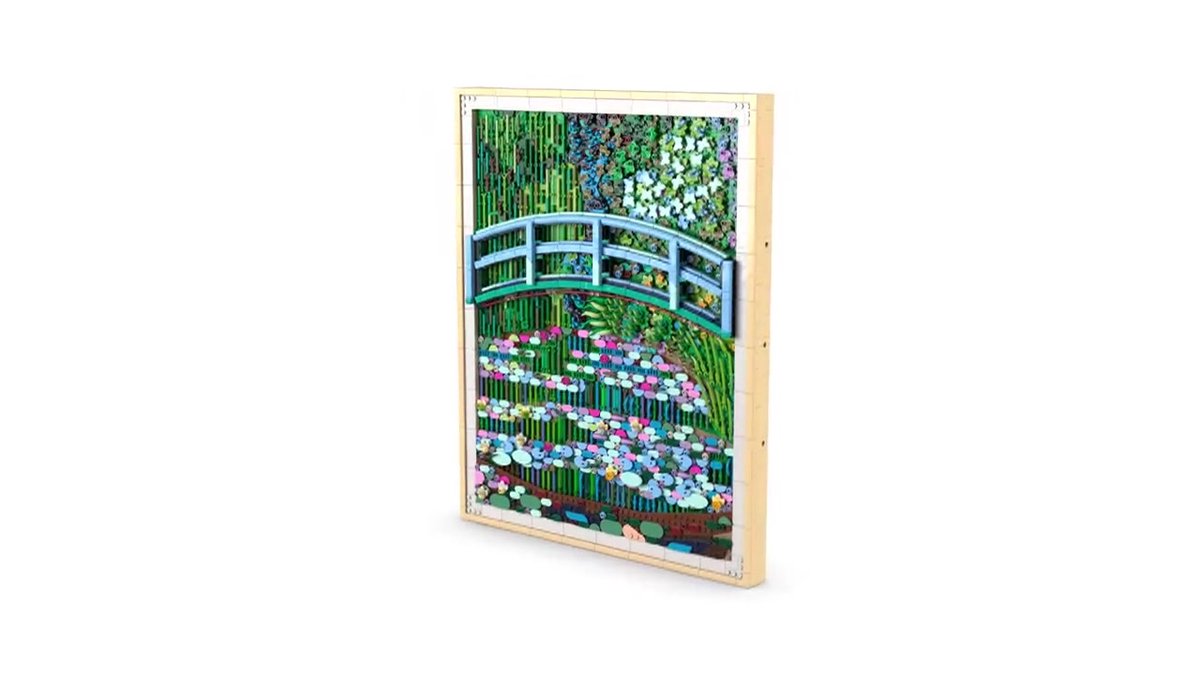 LEGO® Art Claude Monet – Brug over een Vijver met Waterlelies 31220