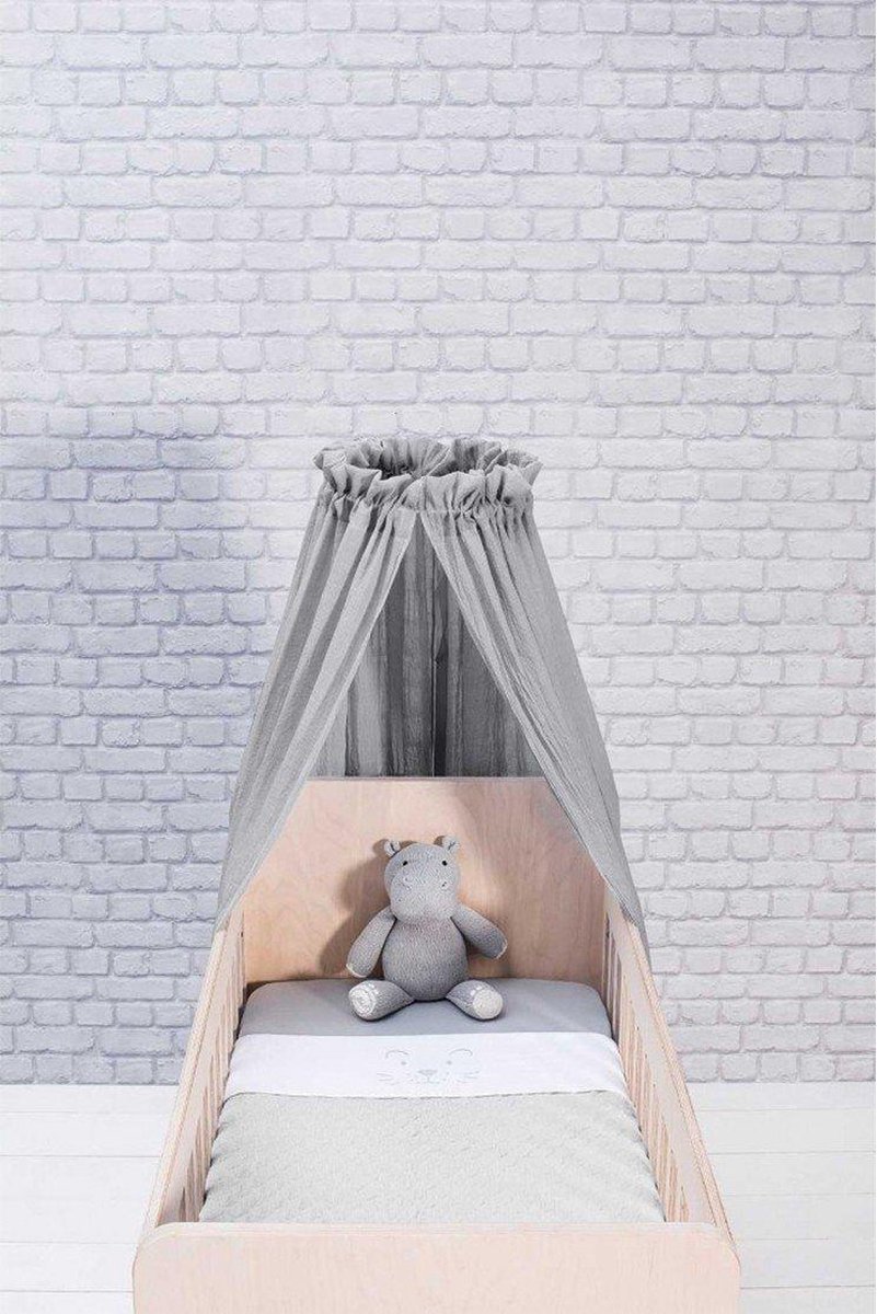 Jollein Sluier Vintage 155cm - Soft Grey