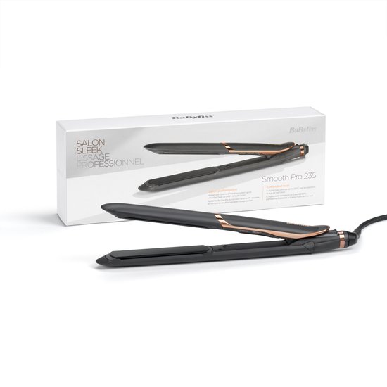 BaByliss 235 Smooth Pro 235 Stijltang ST394E - 6 Temperatuurinstellingen 140 - 235 graden - Alle Haa