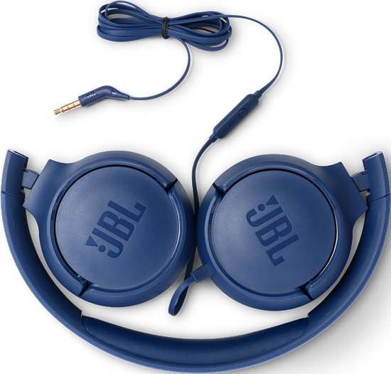 JBL T500 - On-ear koptelefoon - Blauw