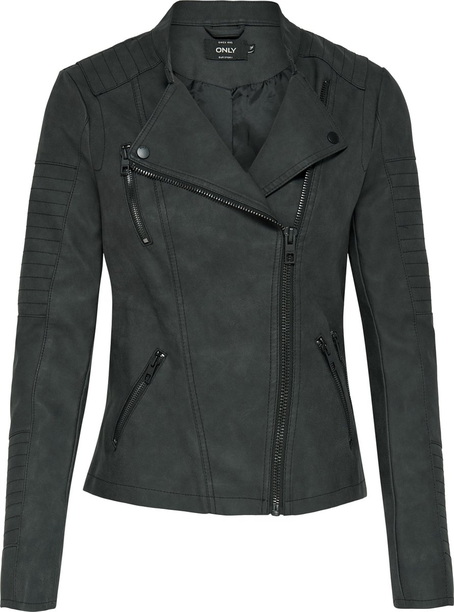ONLY - maat 38- ONLAVA FAUX LEATHER BIKER OTW NOOS Dames Jas