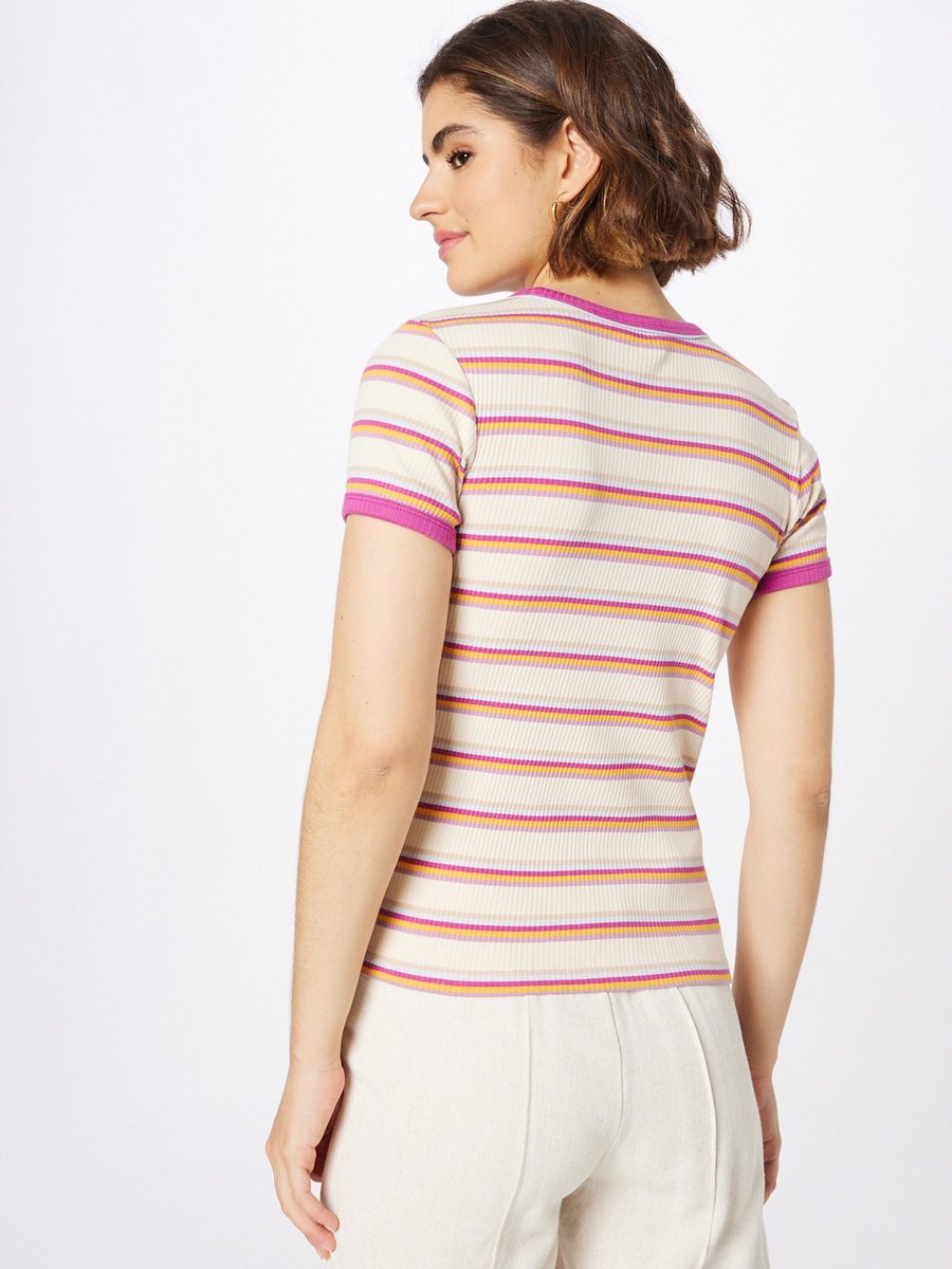 Lee Dames Stripe Tee shirt - Maat L - Golden Beam Gemengde Kleuren