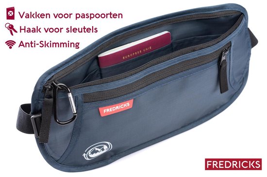Fredricks - Handige Heuptas / Portemonnee (Moneybelt)