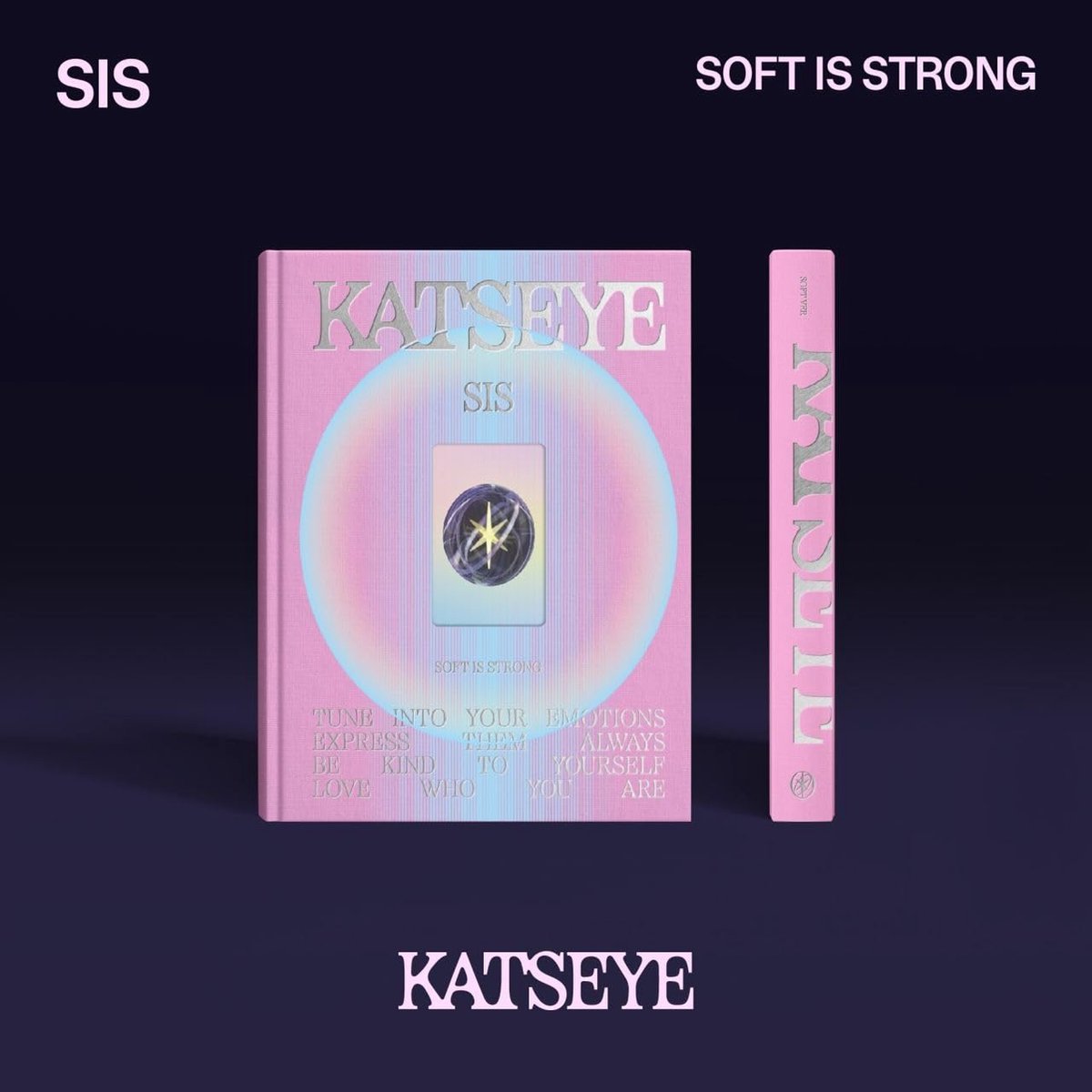 pink, boek, vinyl, KATSEYE, soft is strong