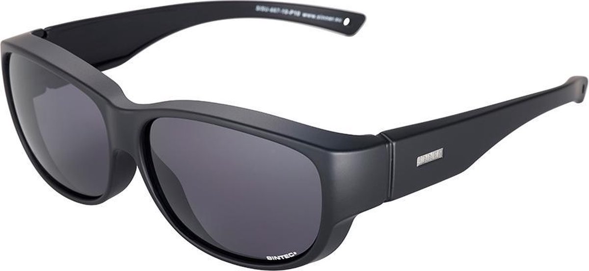 Sinner Sunrise S Fit Over SINTEC® Polarized - Zonnebril - Unisex - Zwart