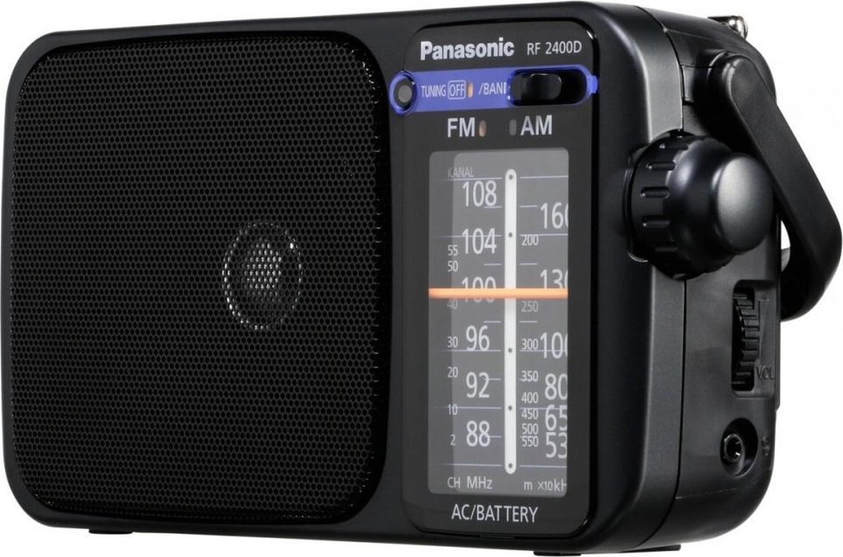 Panasonic RF-2400DEG Transistorradio FM Zwart