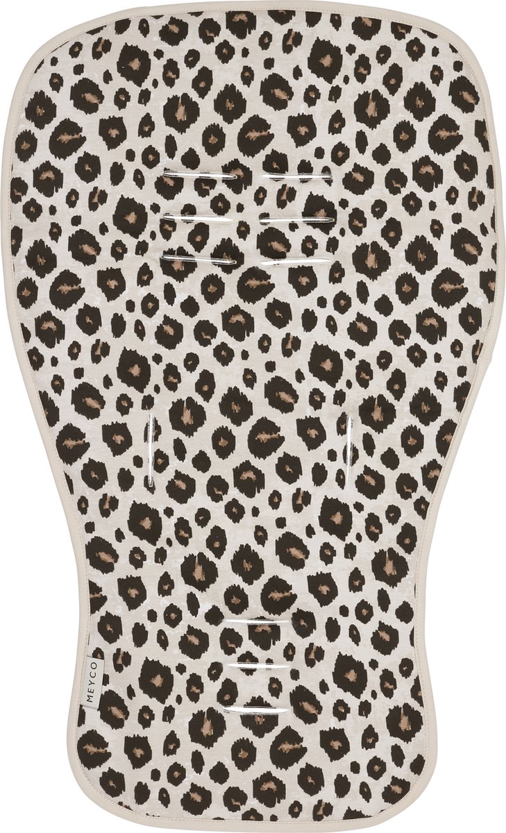 Meyco Baby Leopard buggy inlegger - sand melange