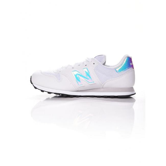New Balance - Maat 39 - 500 Dames Sneakers - White/Blue