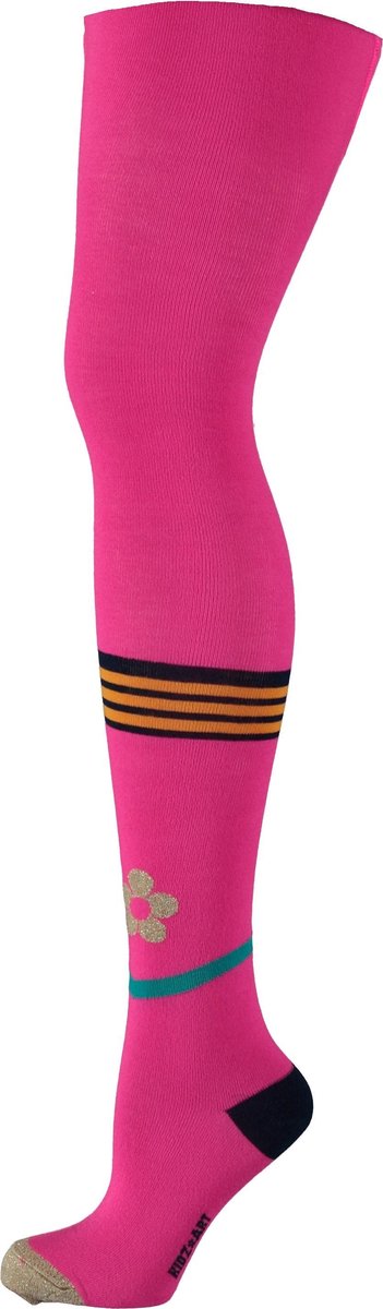 Kidz-Art Meisjes Maillot  Maat 35/38- Neon Fuchsia